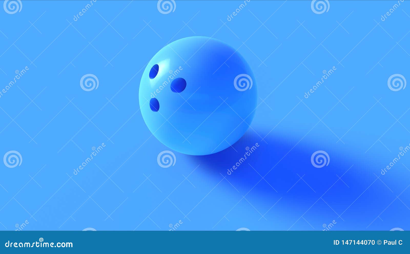 Blue Bowling Ball stock photo. Image of blue, bowling 147144070
