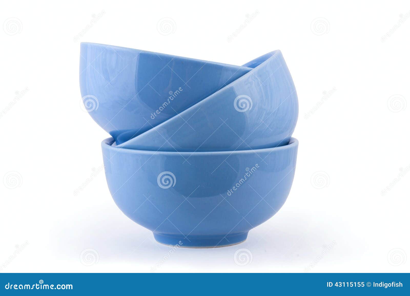 Blue bowls stock image. Image of heap, ceramic, cook 43115155