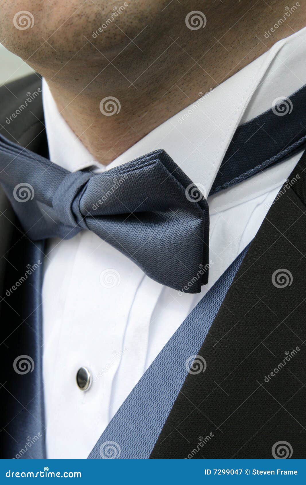 blue bowtie