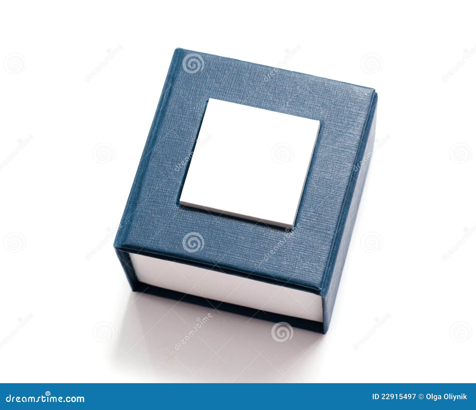 Blue box for jewelry stock image. Image of jeweler, blue 22915497