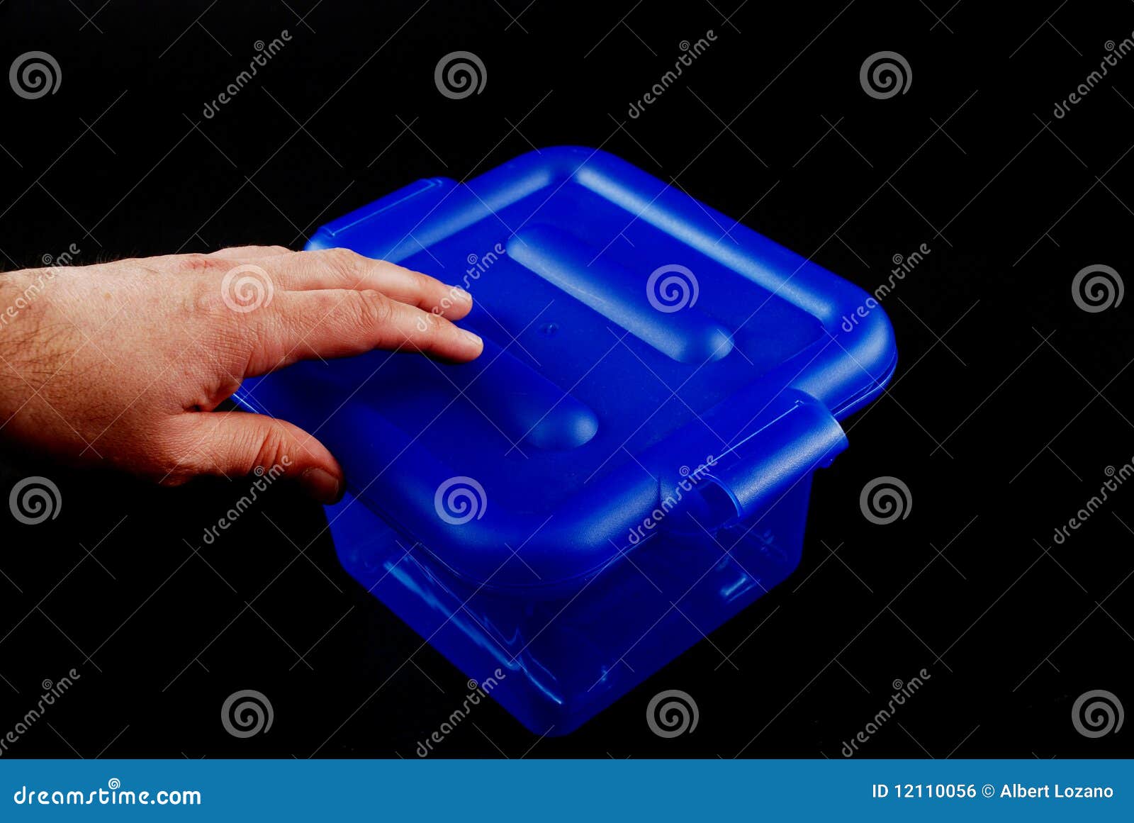 Blue boxes stock photo. Image of storage, home, housewares 12110056