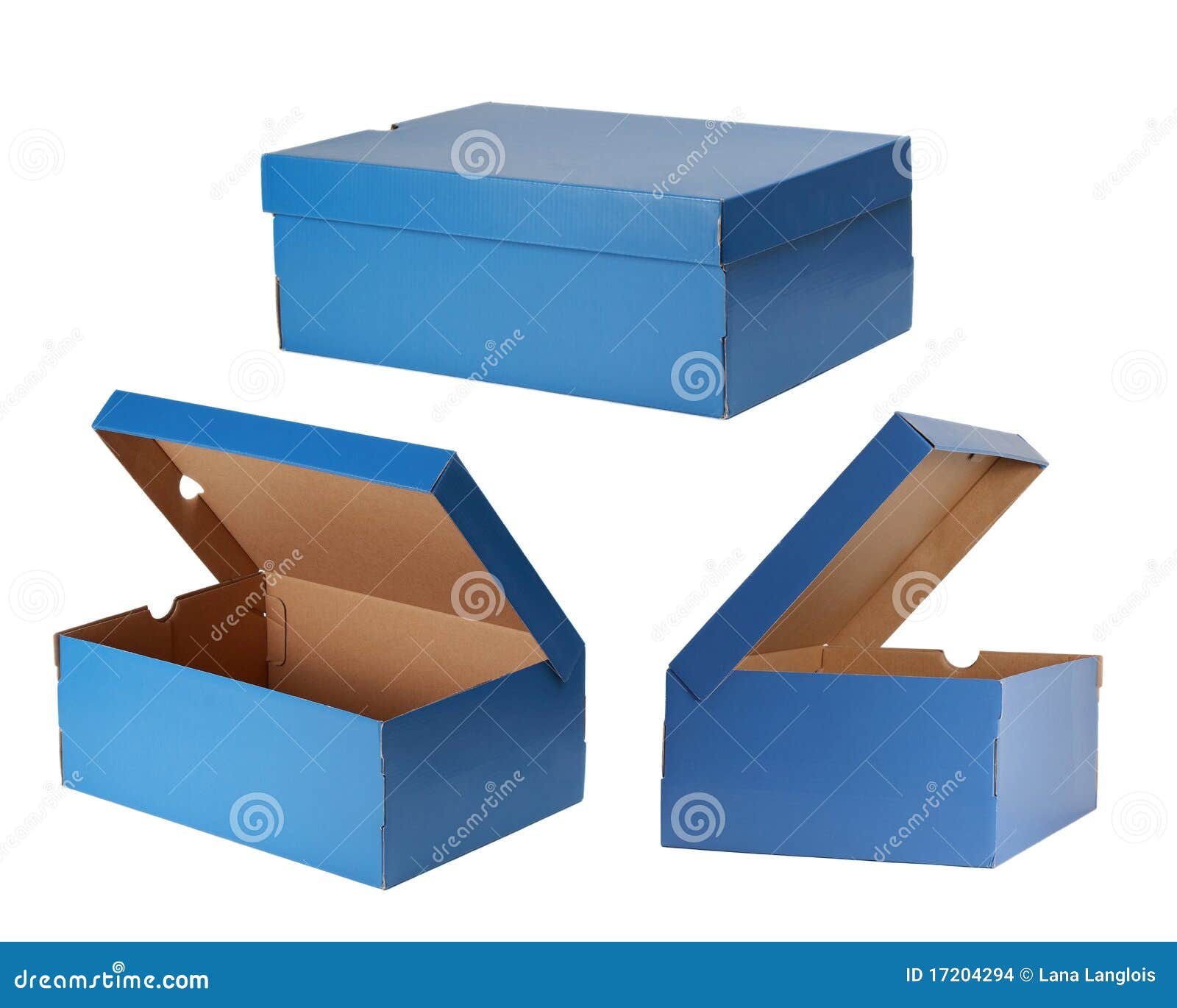 Blue boxes stock photo. Image of open, blue, container 17204294