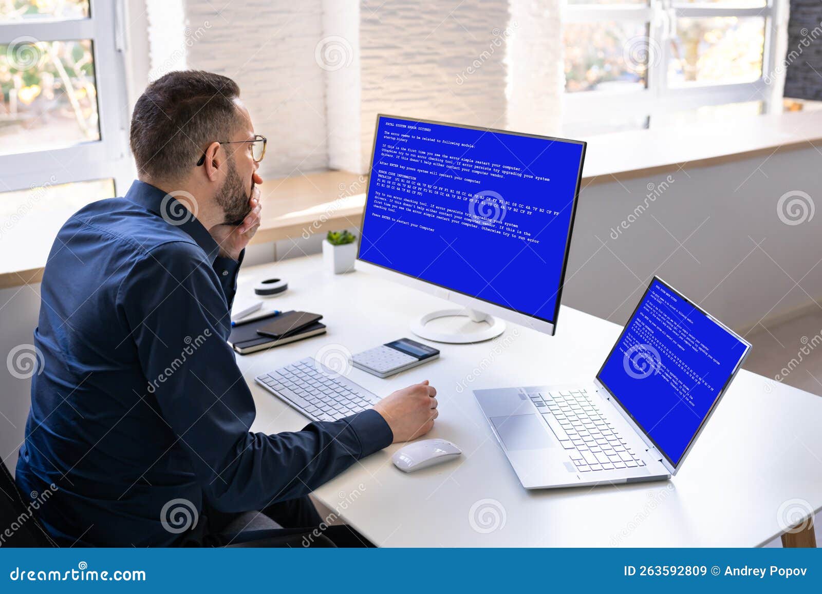 blue bsod error at computer