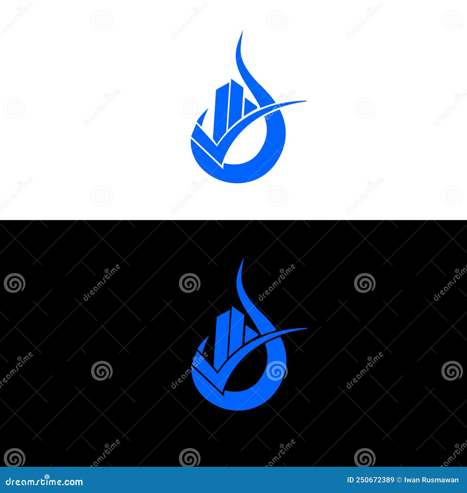 blue building check logo 