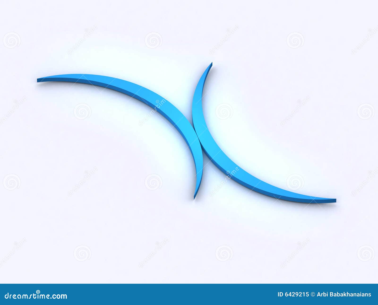 Blue business logo stock illustration. Image of blue, infinity 6429215
