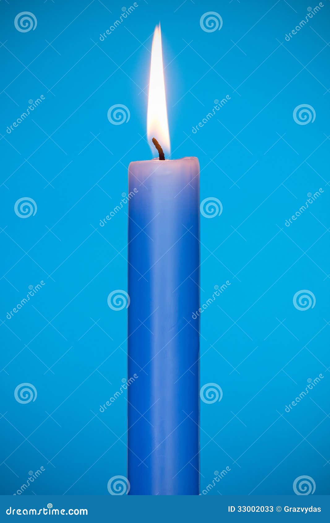 Blue candle burn stock image. Image of burn, candle, heat 33002033