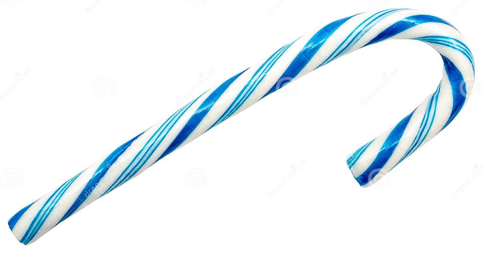 Blue Candy Cane stock photo. Image of blueish, hypnotic 28128908