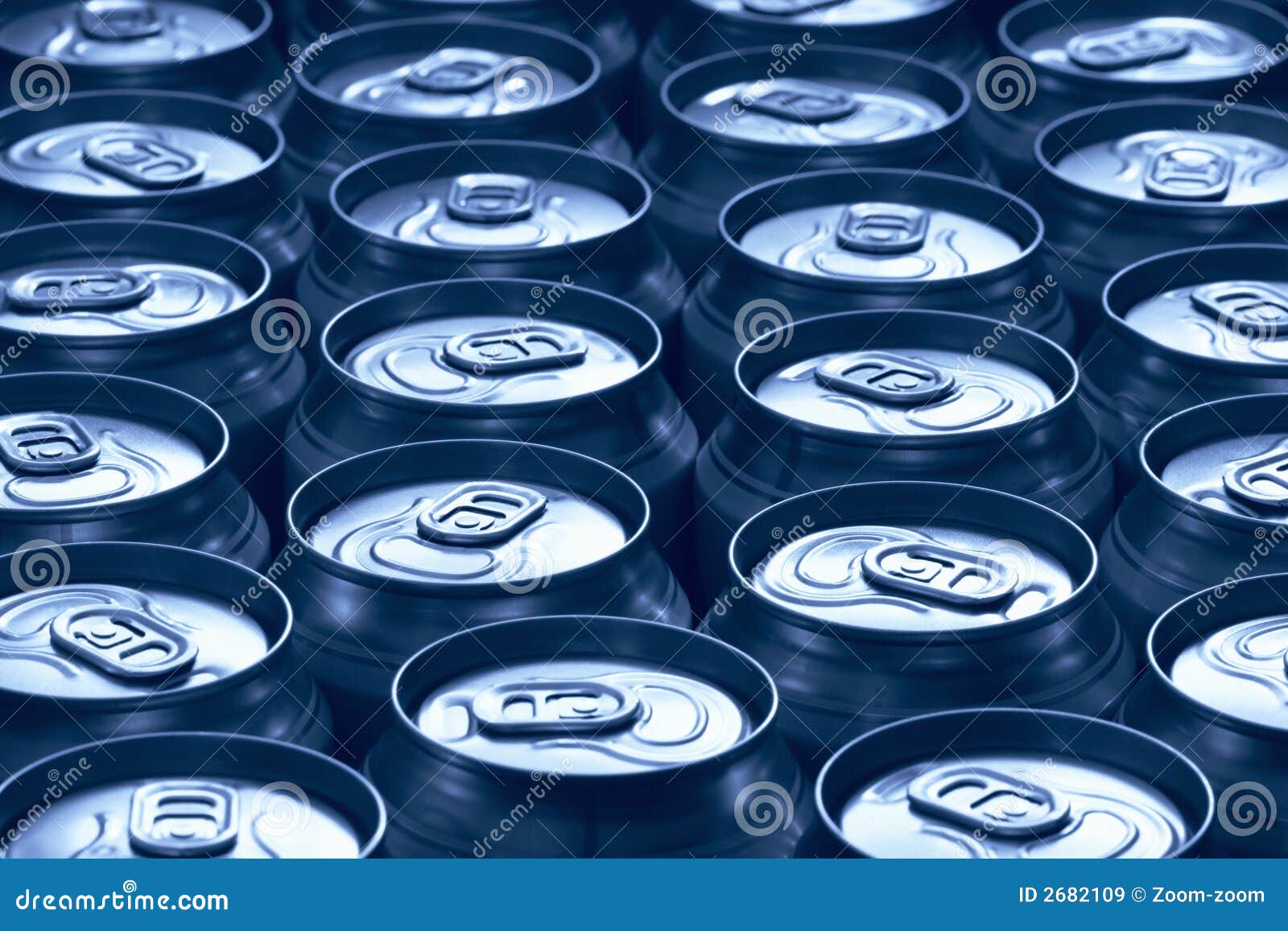 Blue cans stock image. Image of liquid, lager, nutrition 2682109