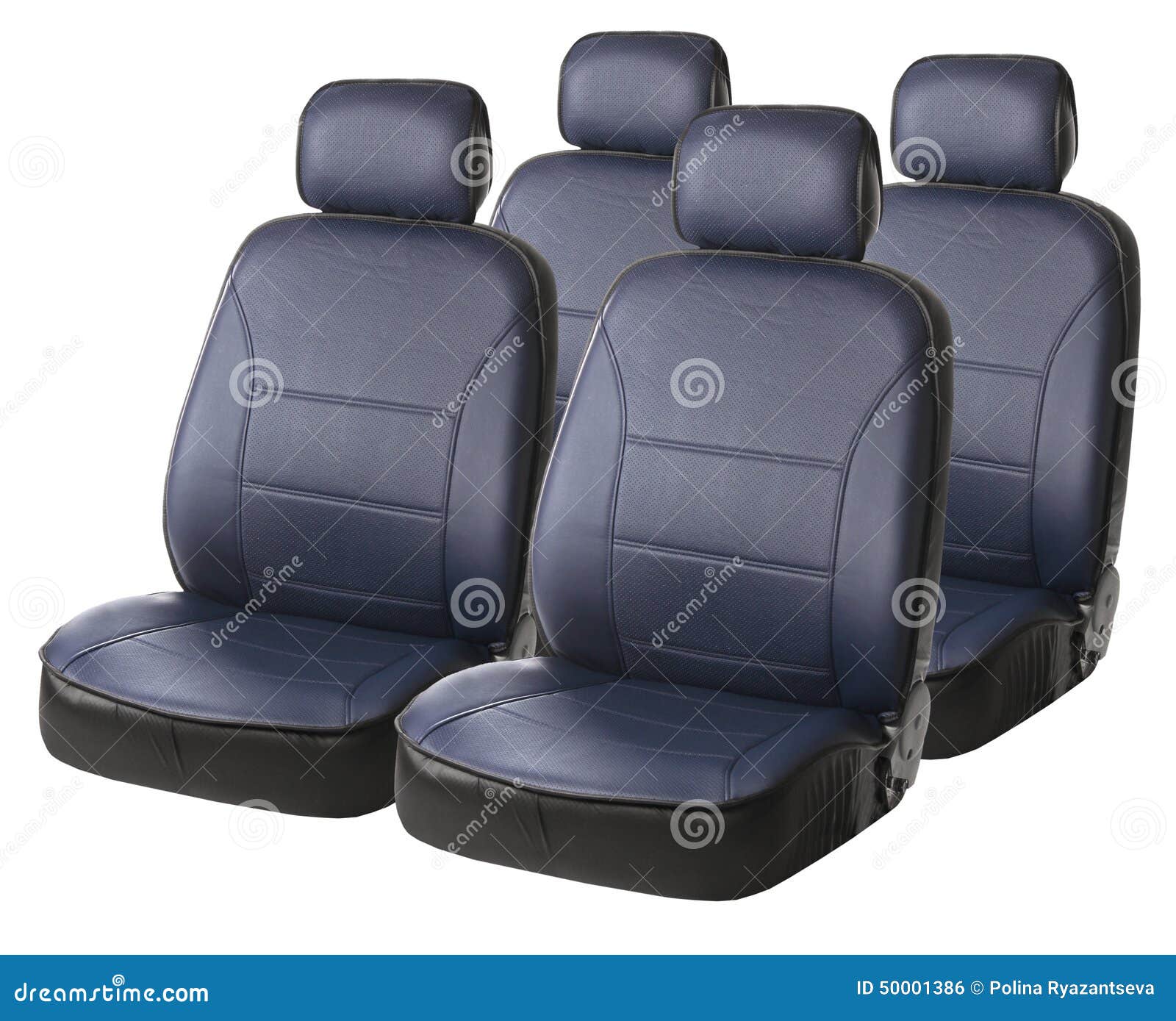 Blue Car Seats Isolated on White Stock Photo Image of sofa, equipment