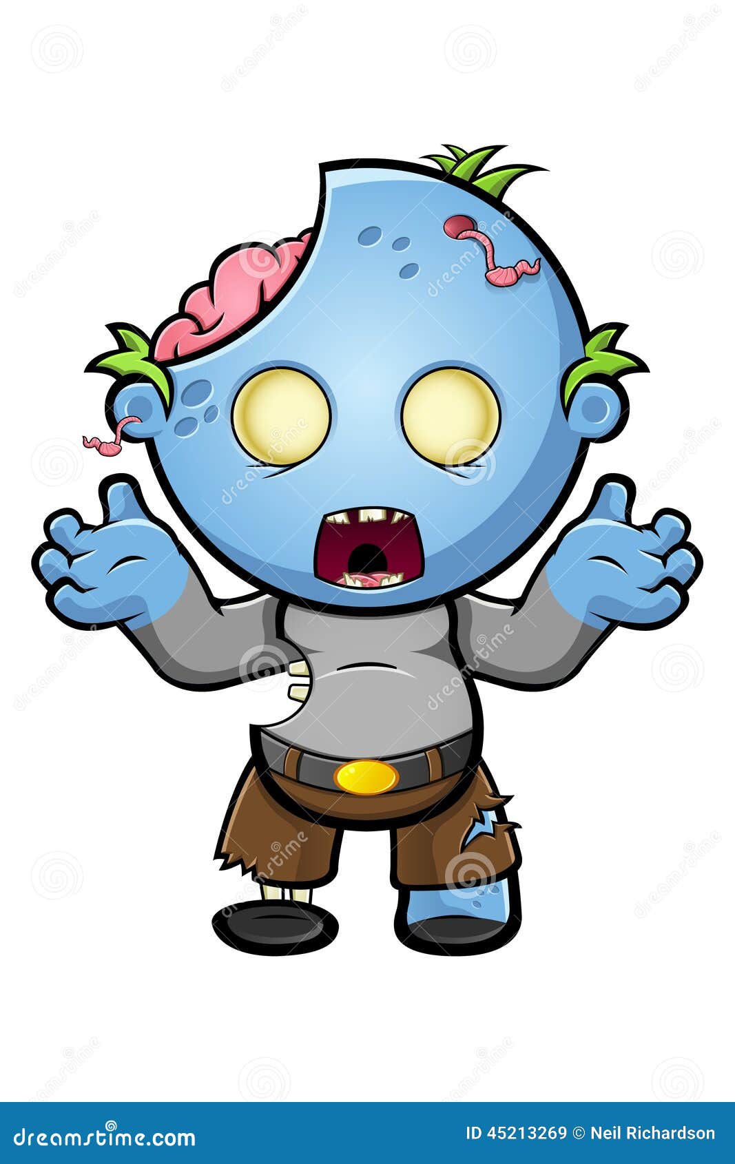 cute zombie clipart - photo #28