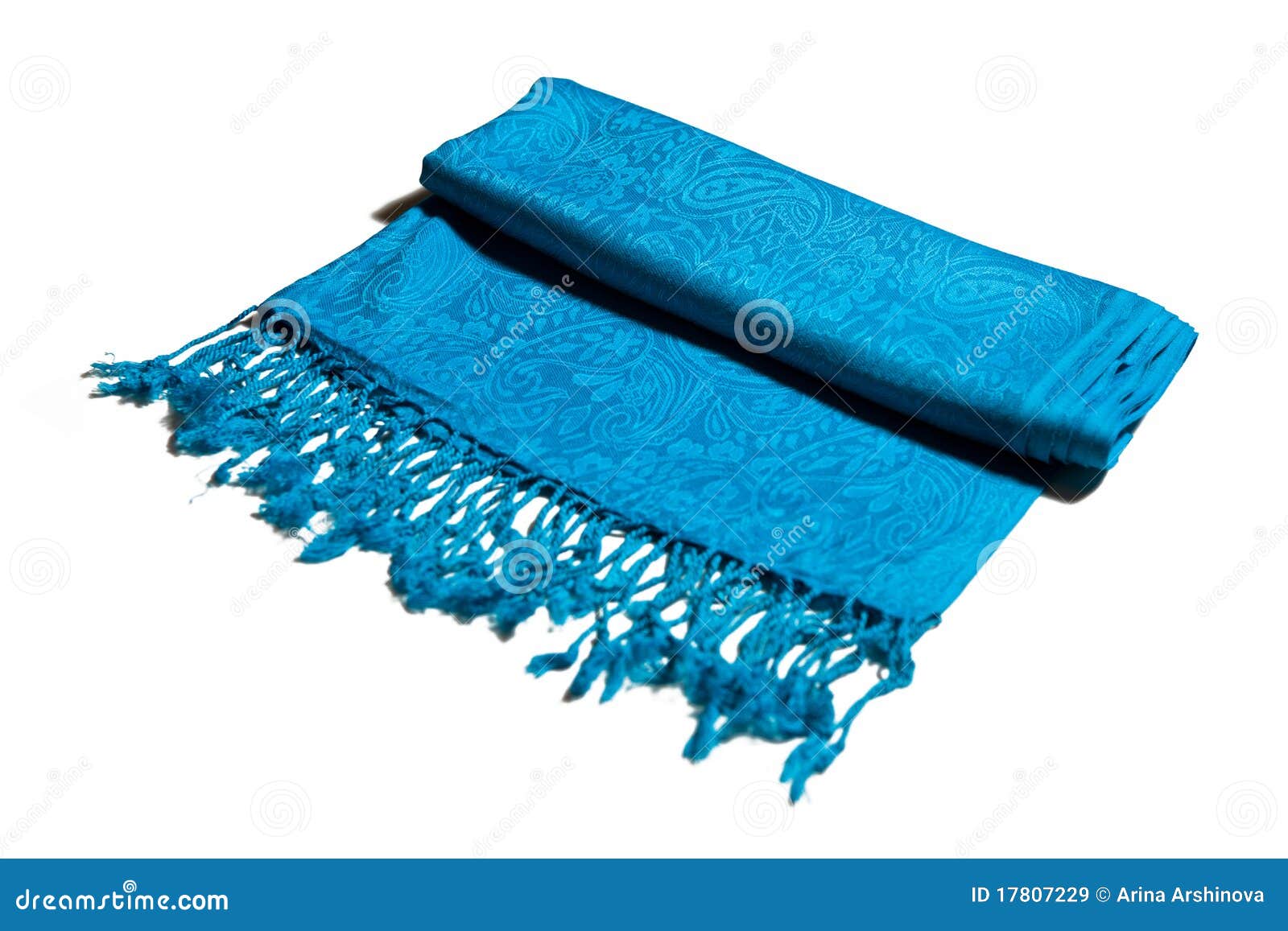 Blue cashmere scarf stock image. Image of cashmere, luxury - 17807229