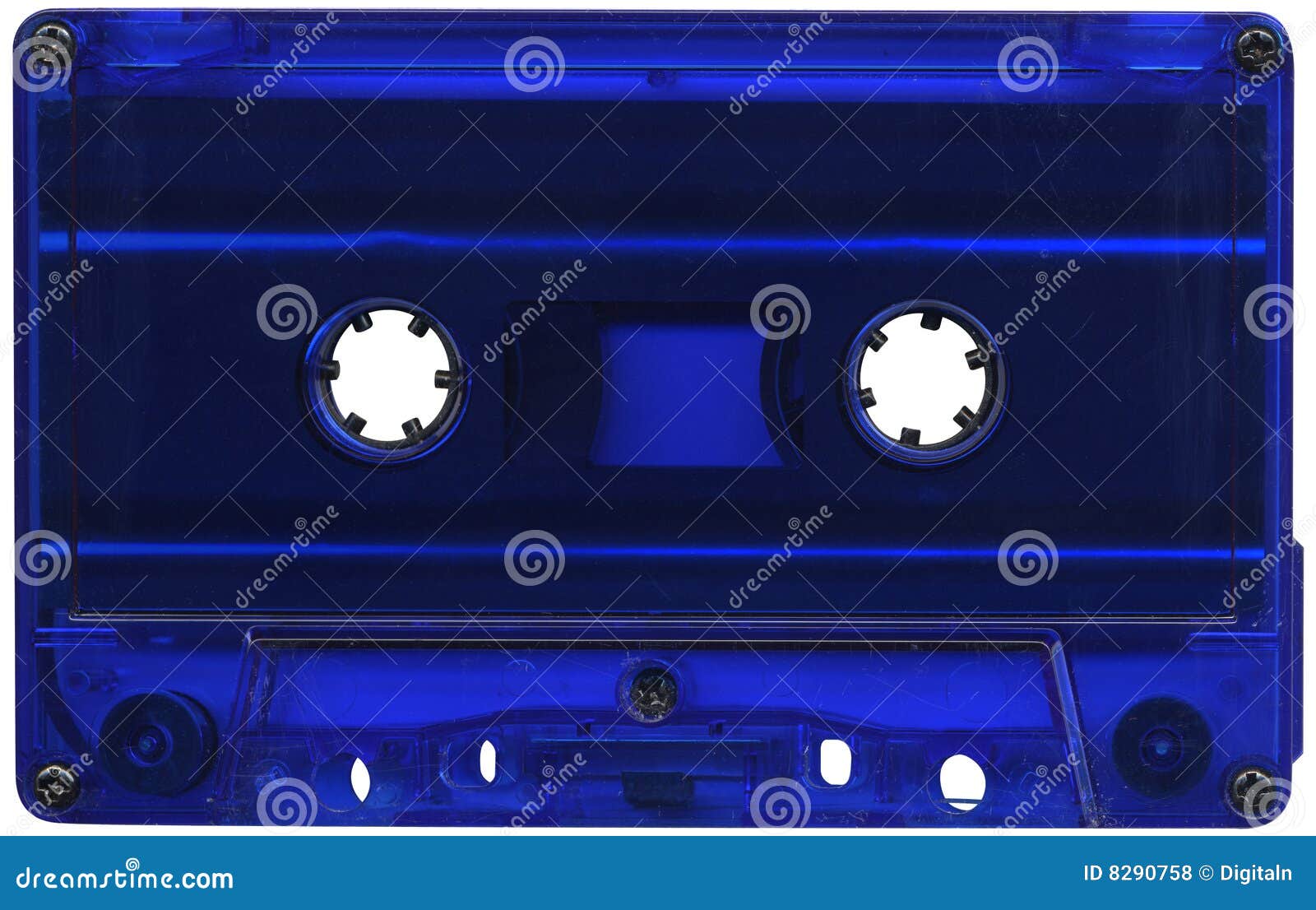 Blue cassette tape stock photo. Image of casette, dirty 8290758