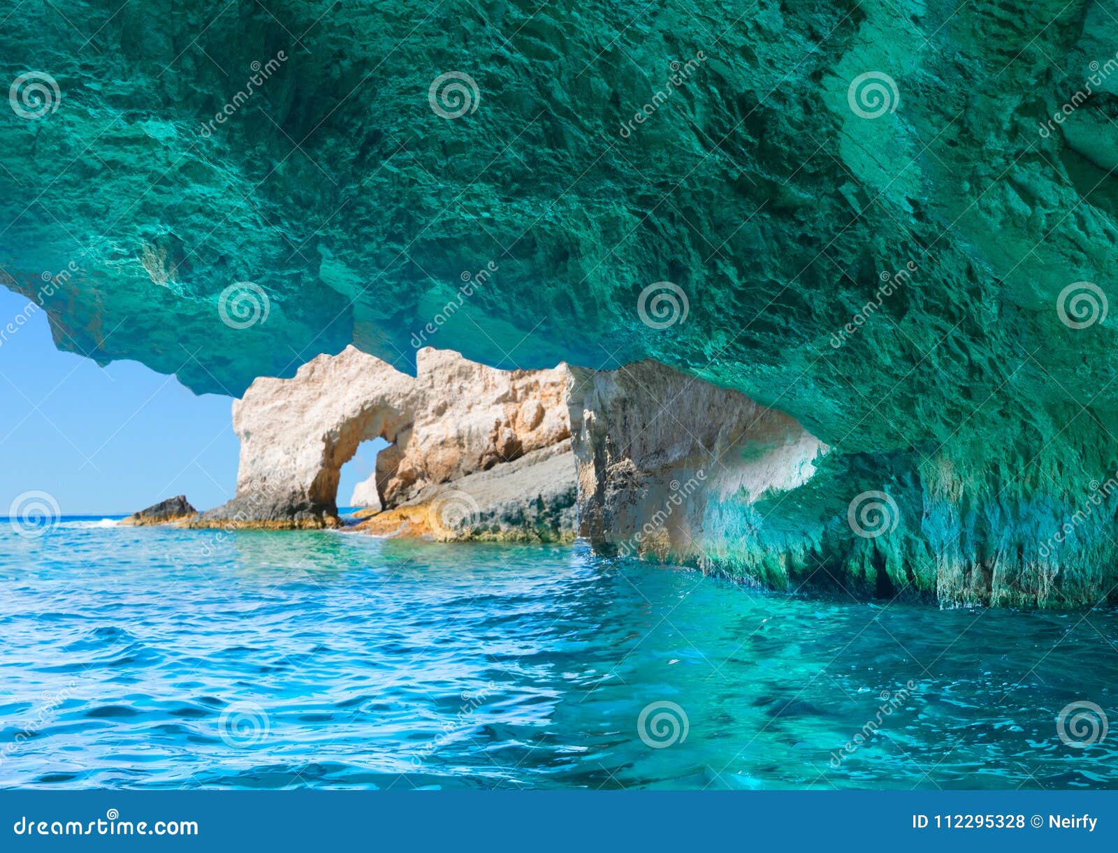 beautiful lanscape of zakinthos island