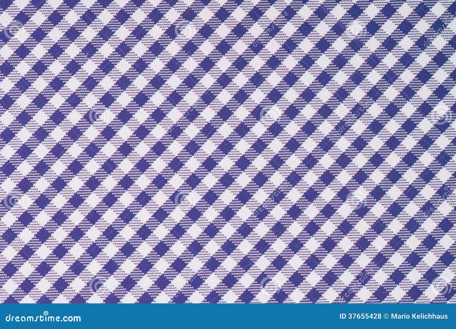 Blue checkered background stock photo. 