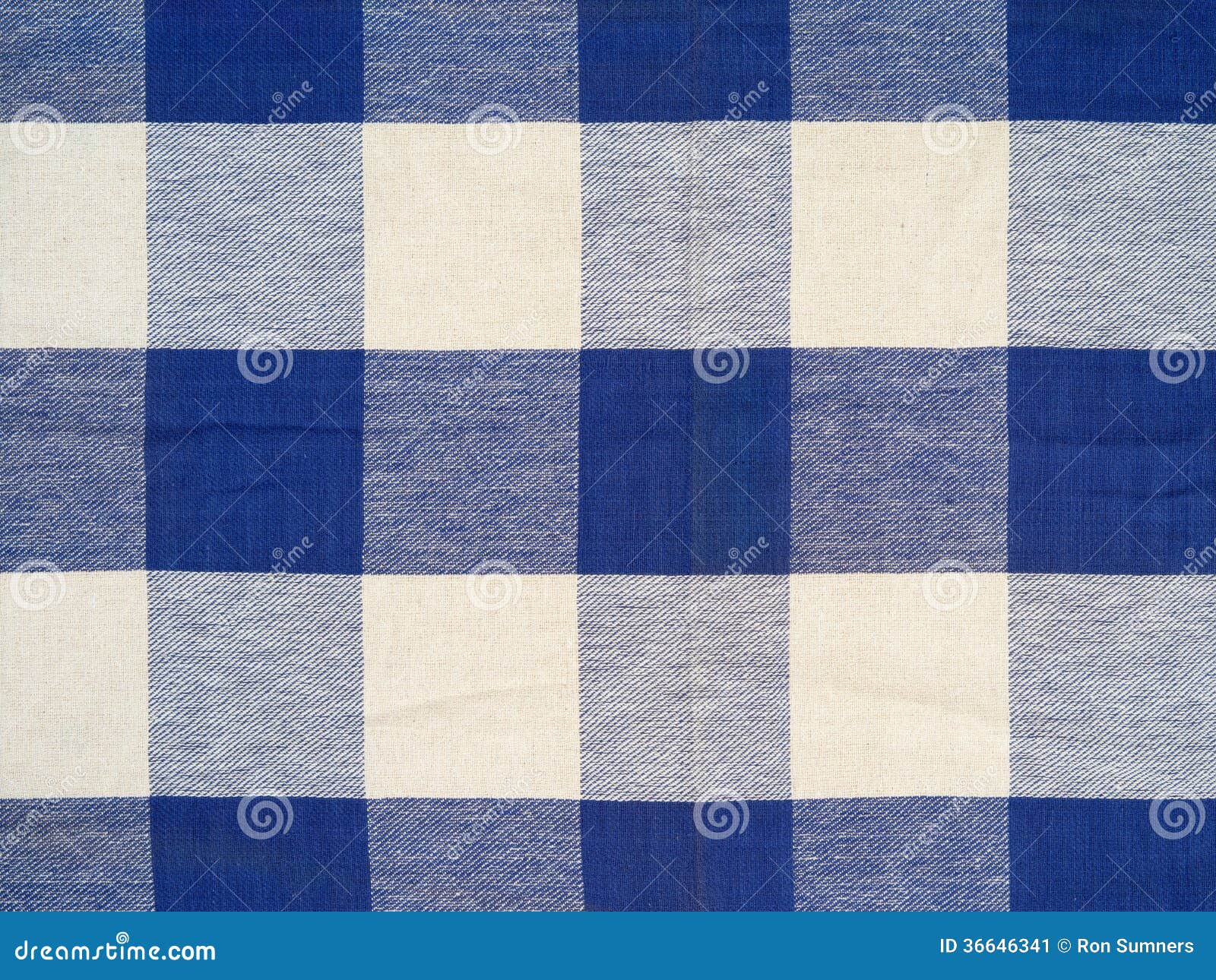 Blue checkered tablecloth stock image. Image of white 36646341