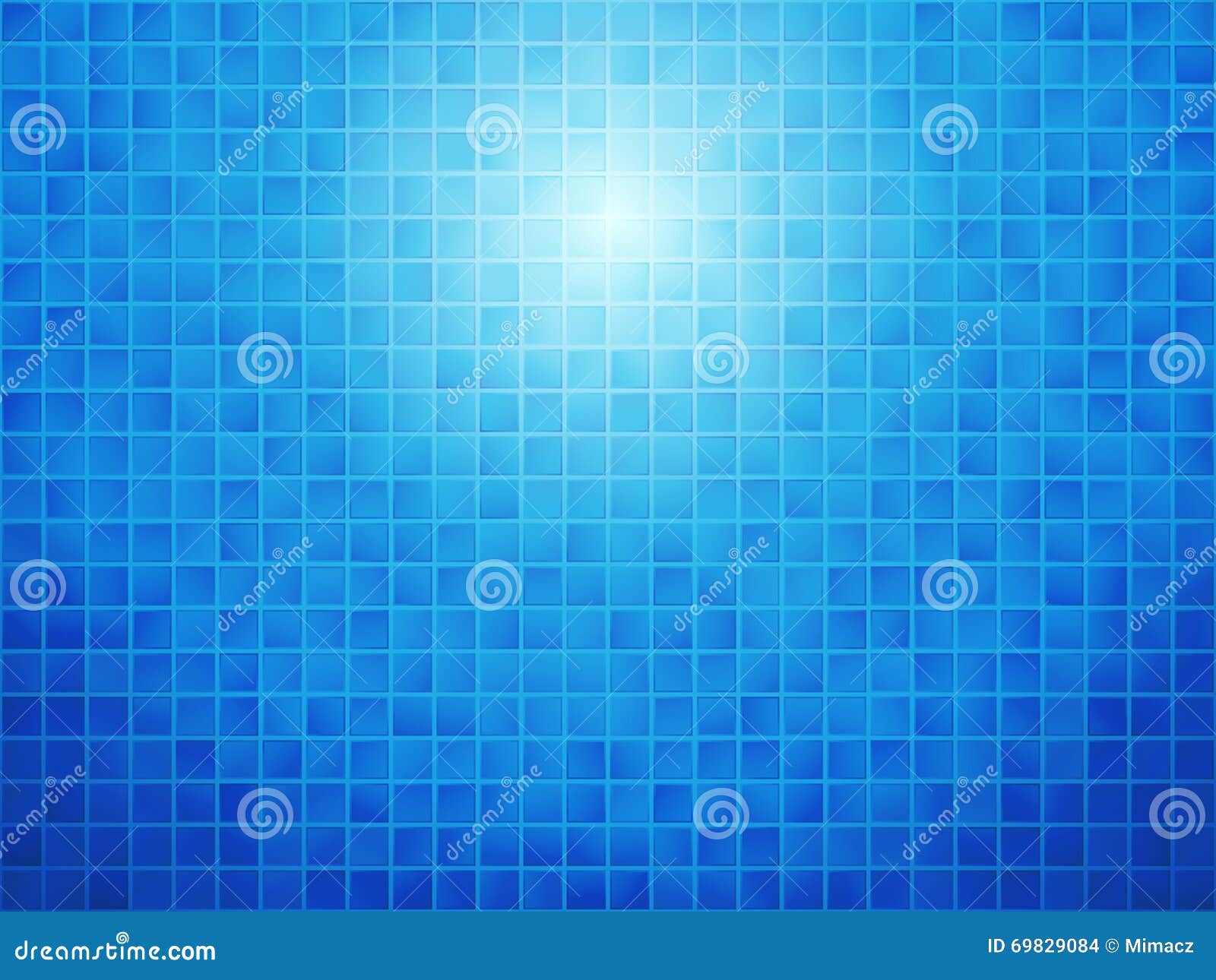 Blue Checkered Tiled Background Stock Vector - Illustration of