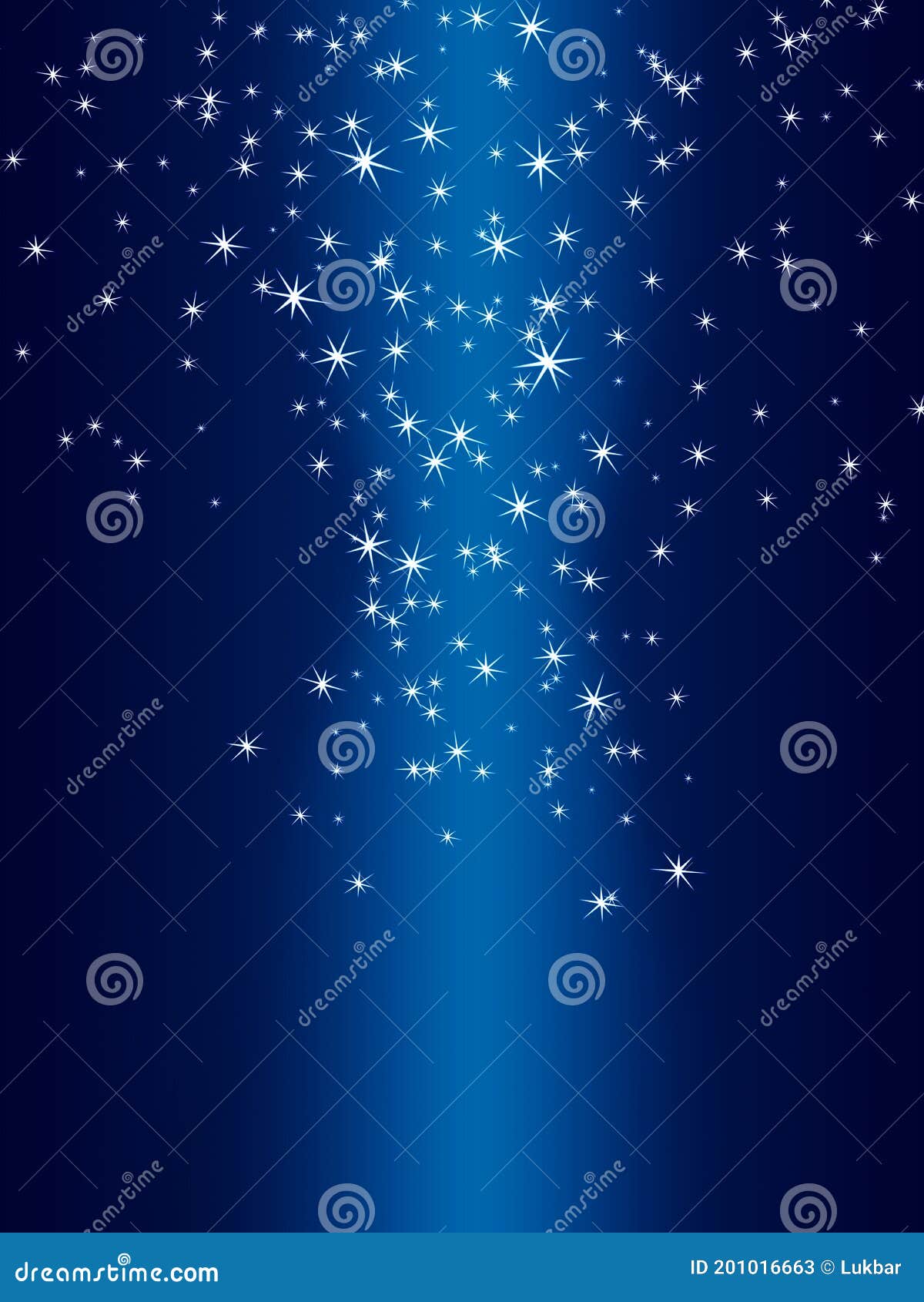 Blue Christmas Background with Stars Stock Illustration Illustration