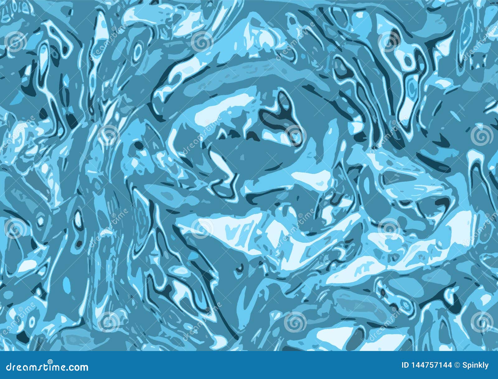 Blue Chrome Background