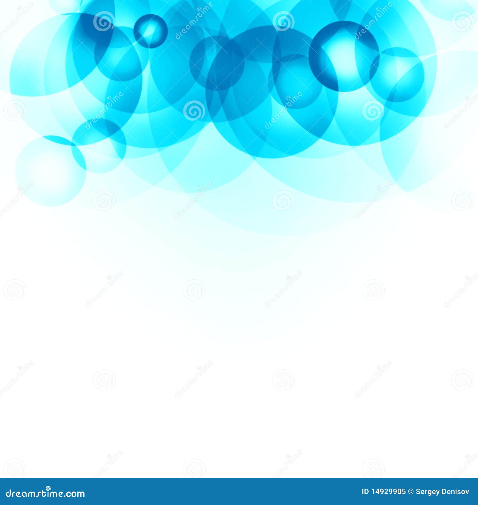 blue circles on a white background