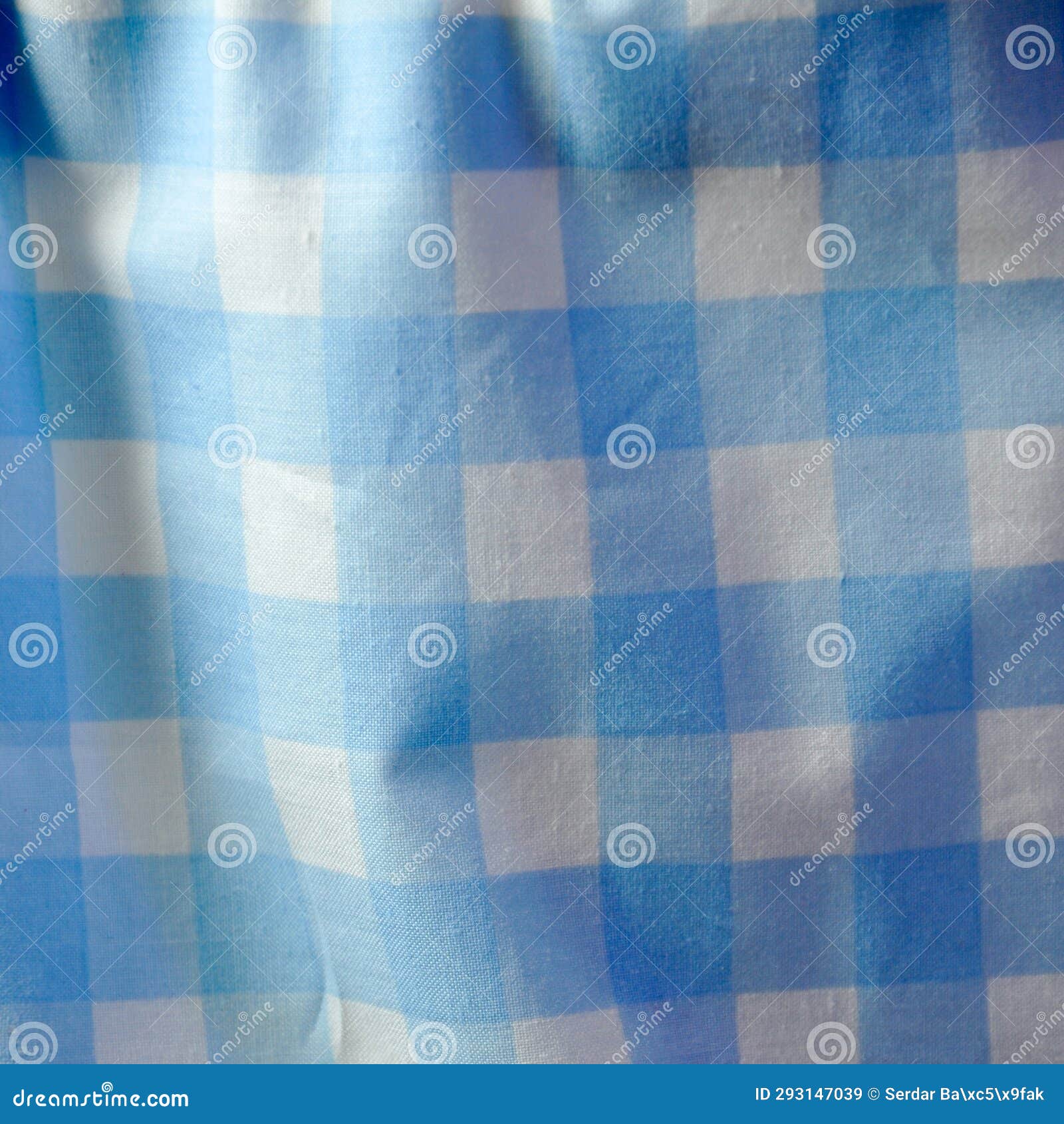 blue classic plaid fabric, background pattern geometric abstract 