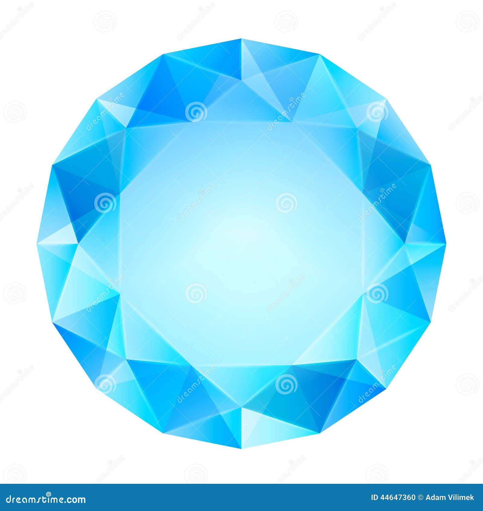 Diamond Vector Top View