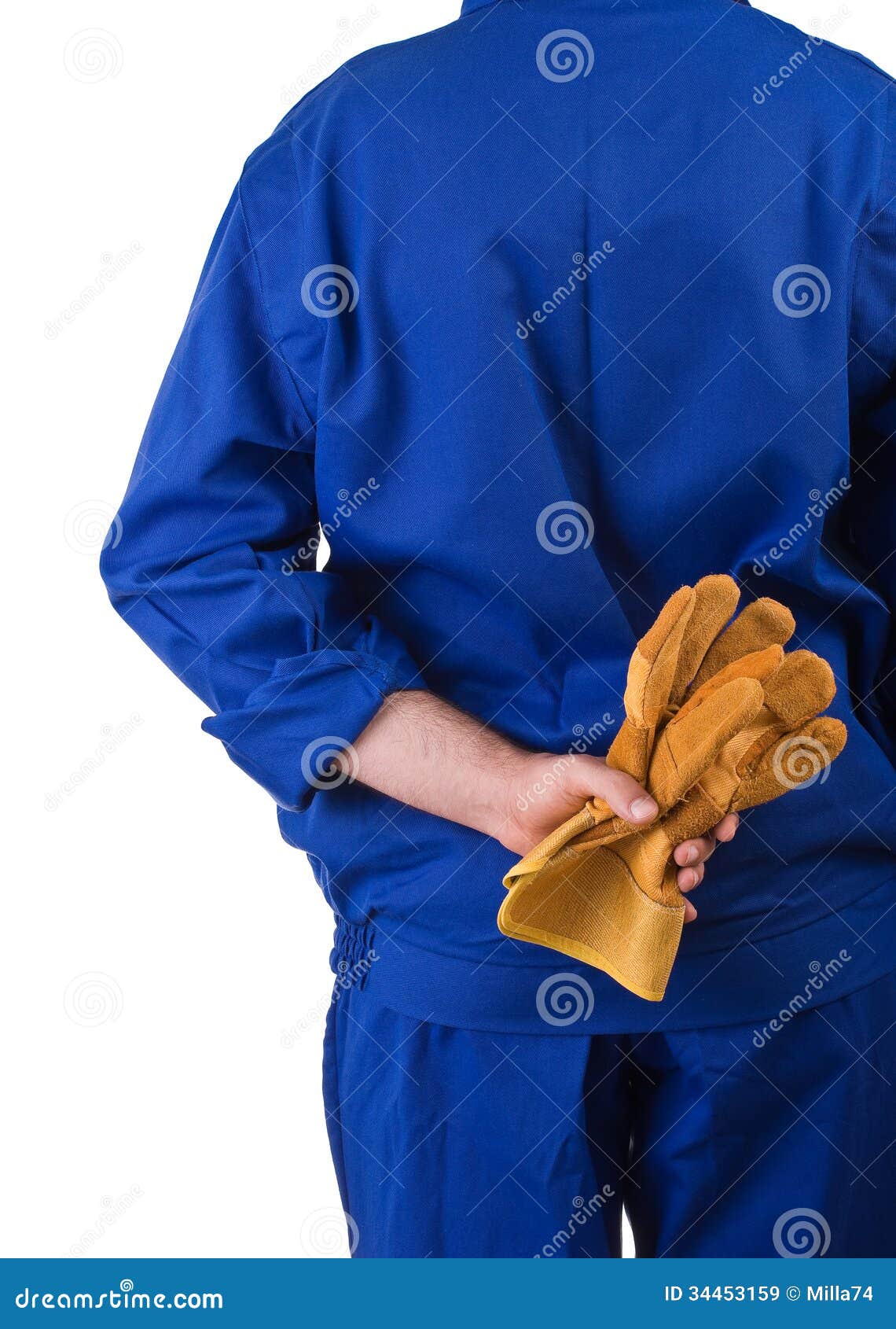 Blue Collar Worker. Royalty Free Stock Images - Image: 34453159