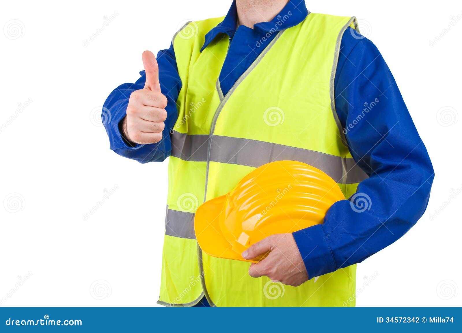Blue collar worker. stock photo. Image of adult, labor - 34572342