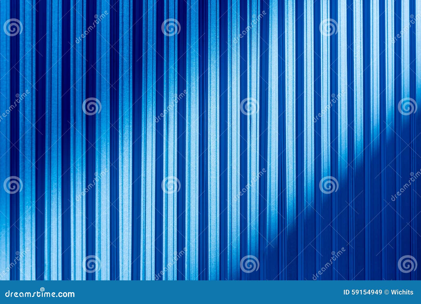 Blue Color Corrugated Metal Sheet Stock Illustration - Illustration of ...