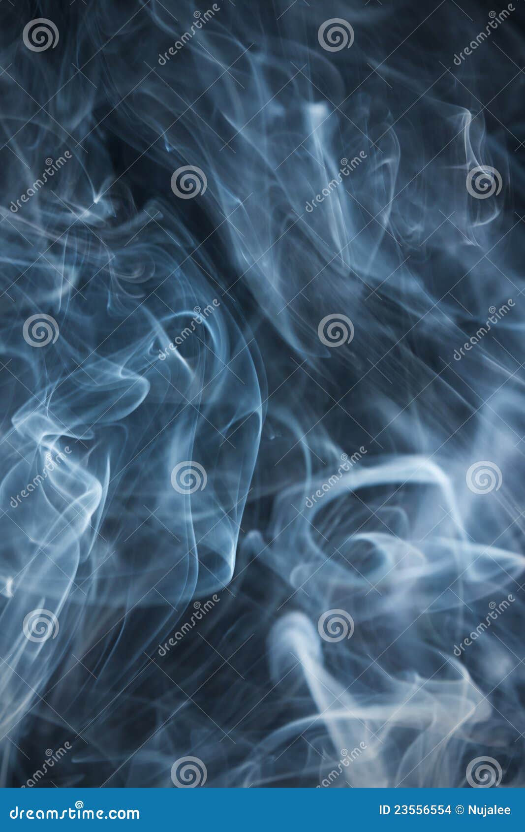Blue Color Smoke Random Pattern Stock Photo Image of elegant, swirl