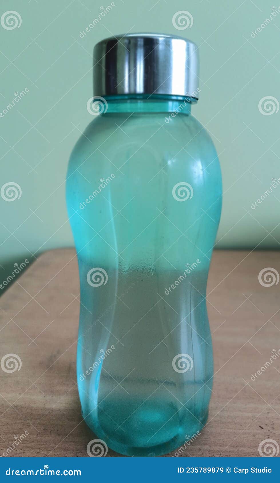 Blue color of water bottle stock image. Image of clean 235789879