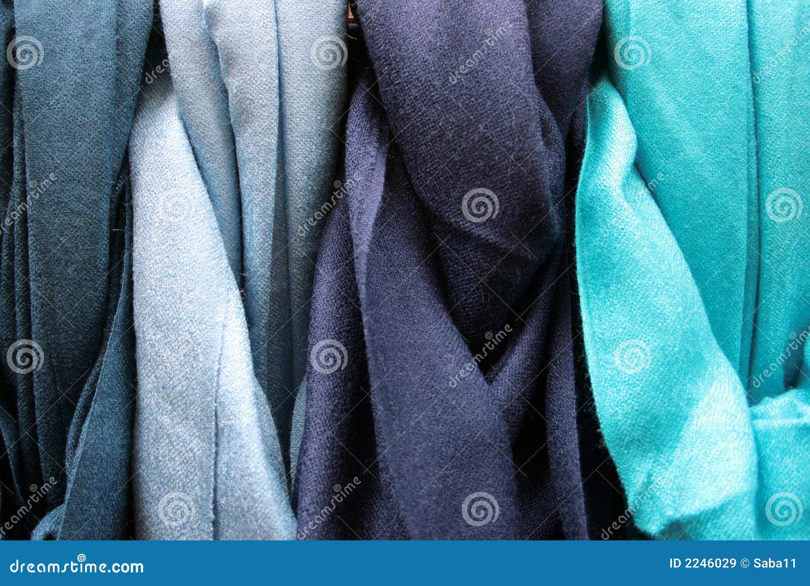 blue coloured cotton gradation