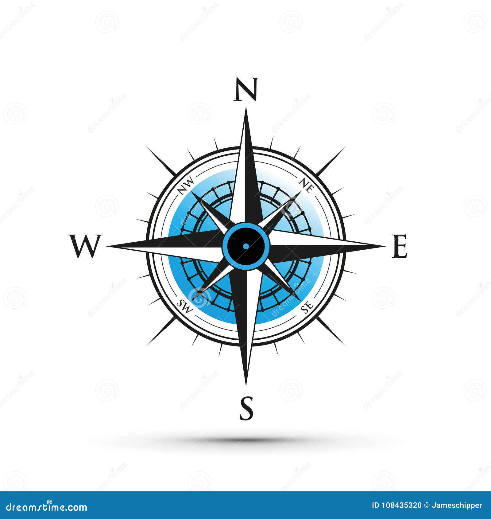 https://thumbs.dreamstime.com/z/blue-compass-black-108435320.jpg