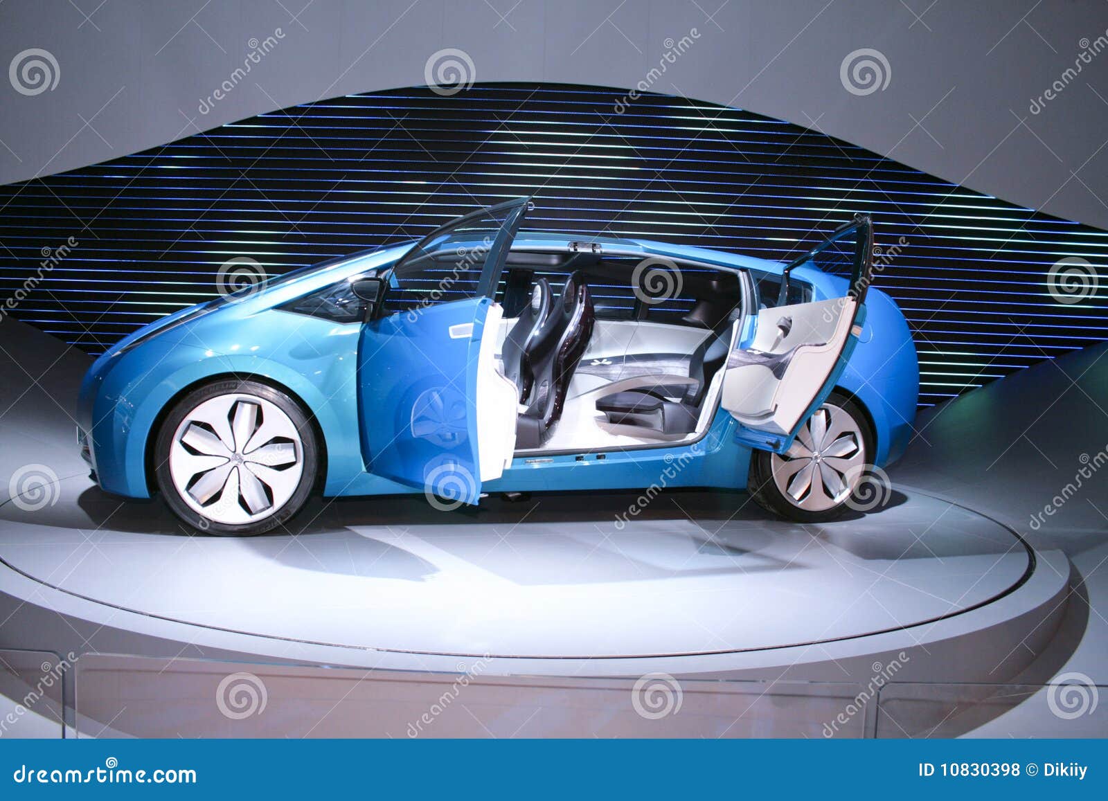 Light blue car toyota