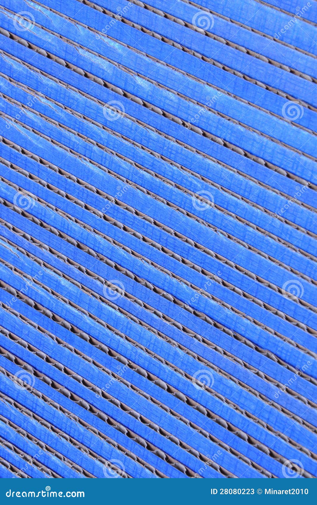 Blue corrugated cardboard stock image. Image of container 28080223