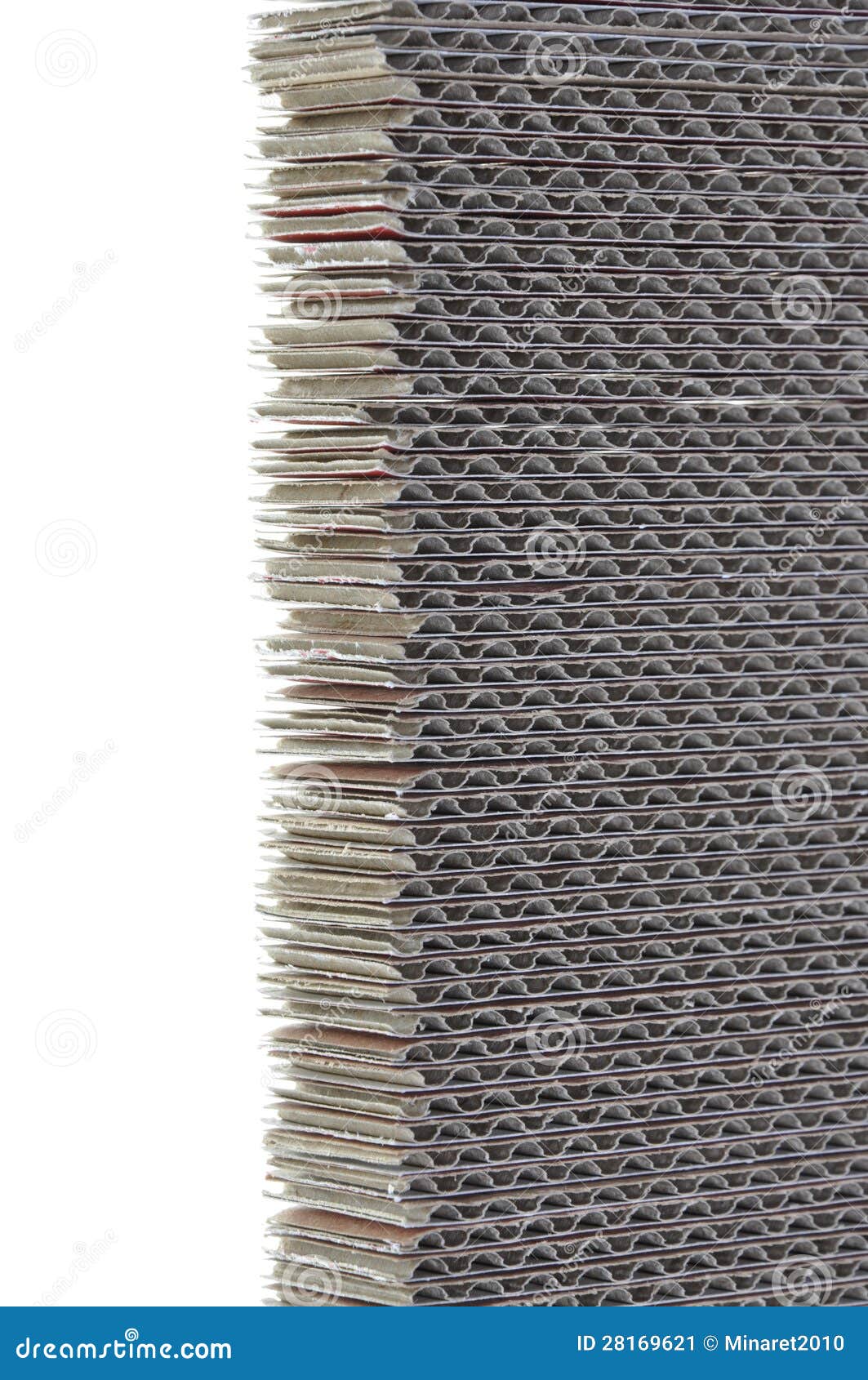 Blue corrugated cardboard stock image. Image of color 28169621