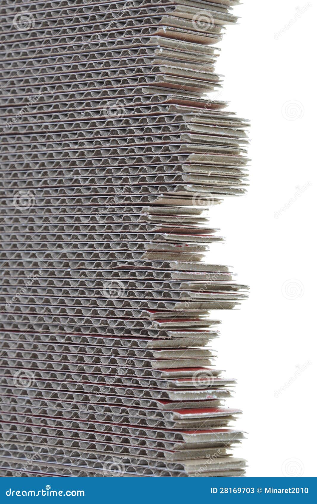 Blue corrugated cardboard stock image. Image of blank 28169703