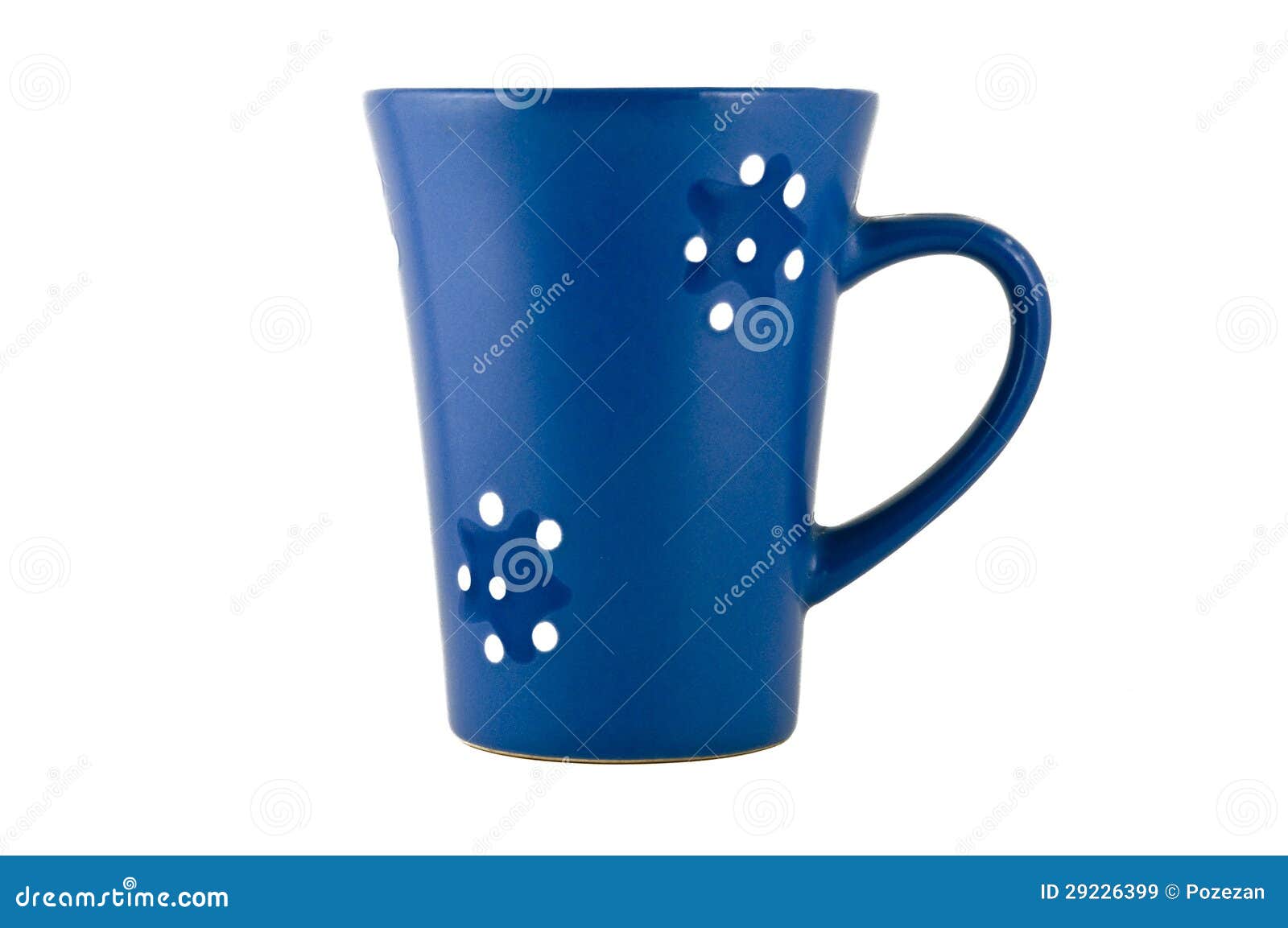 Blue cup stock image. Image of handle, coffee, light 29226399