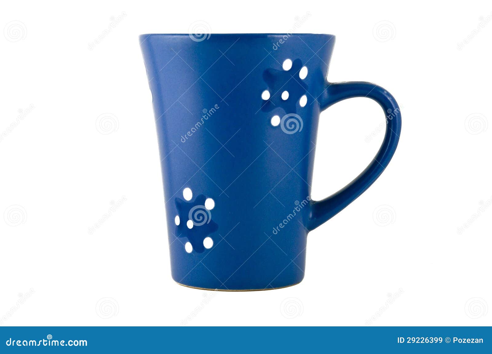 Blue cup stock image. Image of handle, coffee, light - 29226399