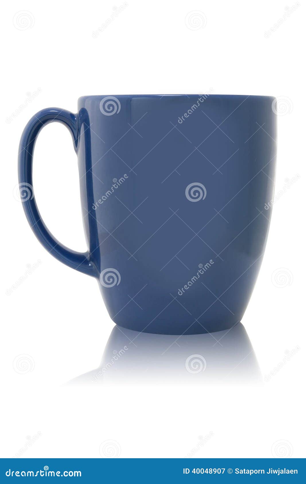 Blue cup stock image. Image of isolated, food, shape 40048907