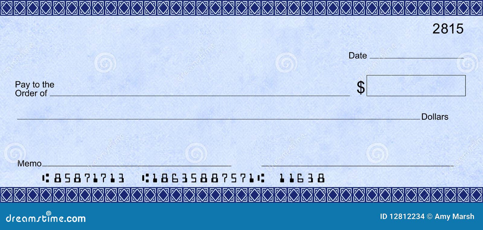Blank Check Large Stock Illustrations – 21 Blank Check Large Stock Intended For Customizable Blank Check Template