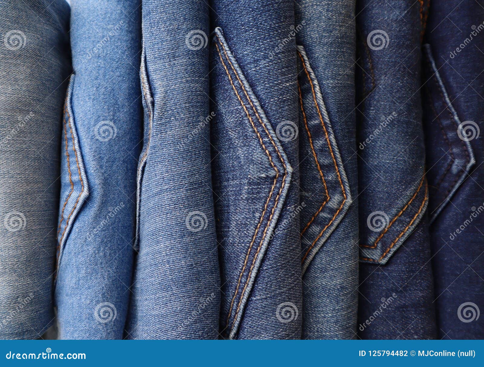 shades of blue jeans