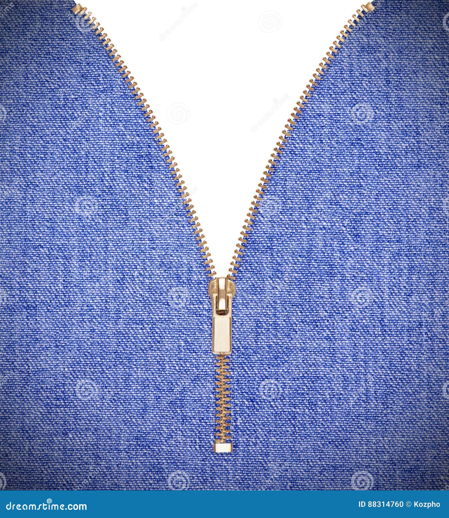 Blue Denim Jeans with Zipper Stock Photo Image of background, open