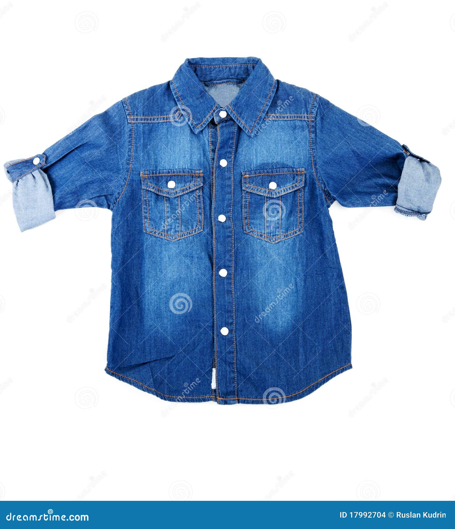 Denim Shirt Essential Basic Garment Modern Wardrobe. Wear Denim Almost