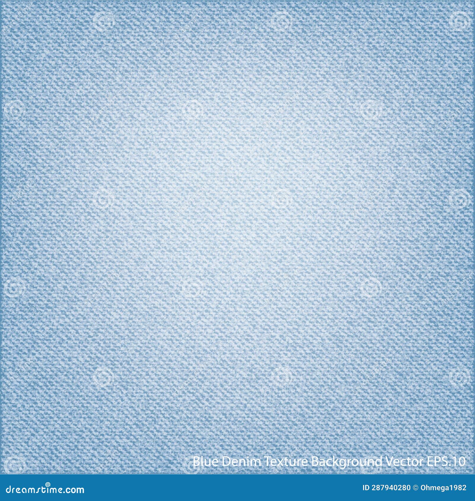 Blue Denim Texture Background, Vector Illustrator EPS.10 Stock