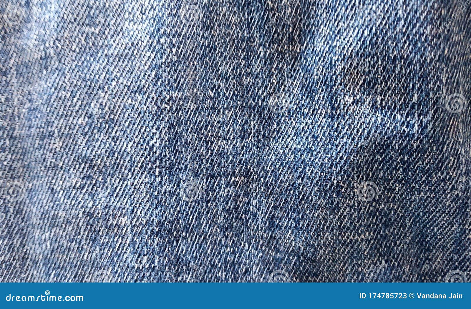 faded denim fabric