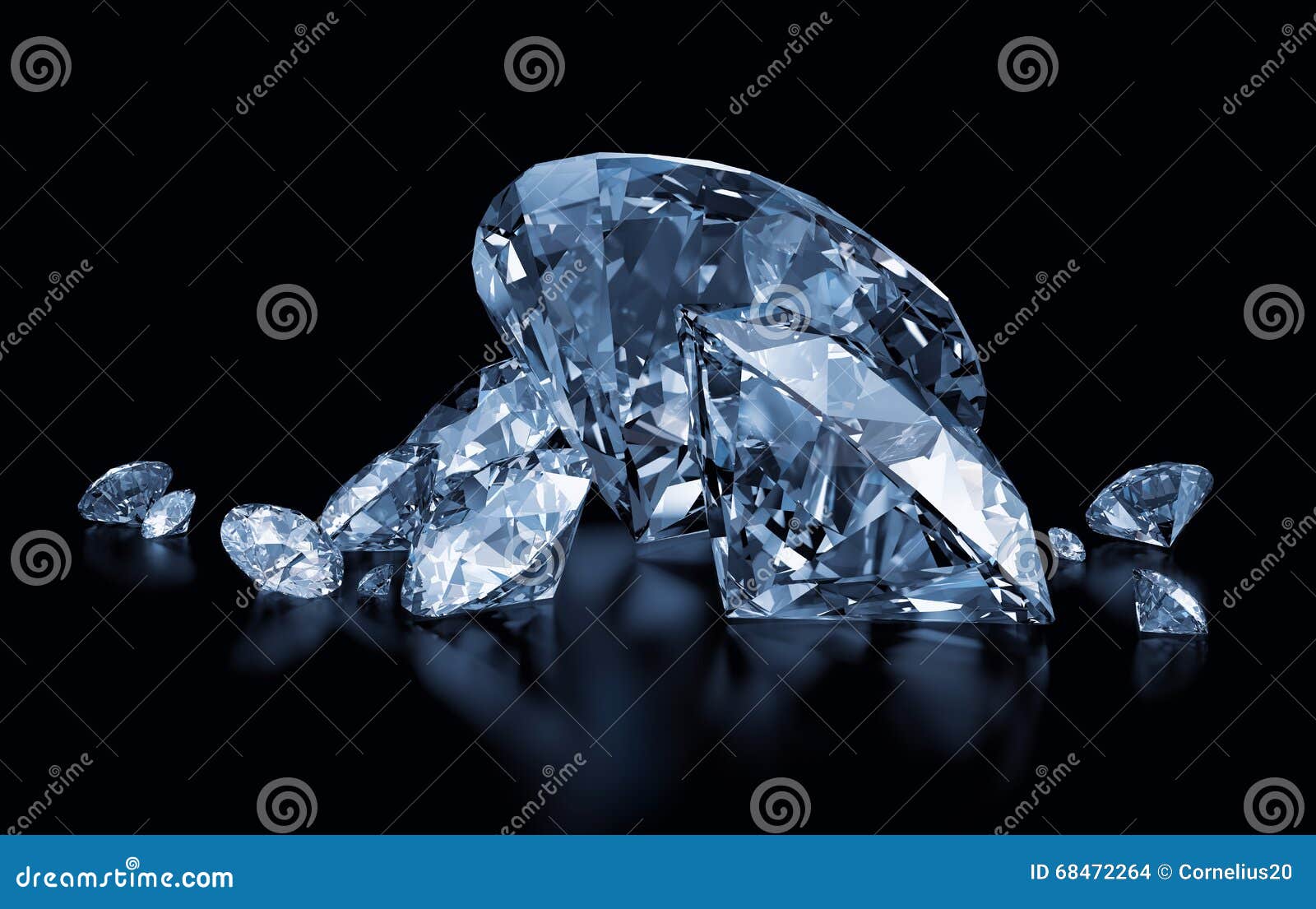 blue diamonds