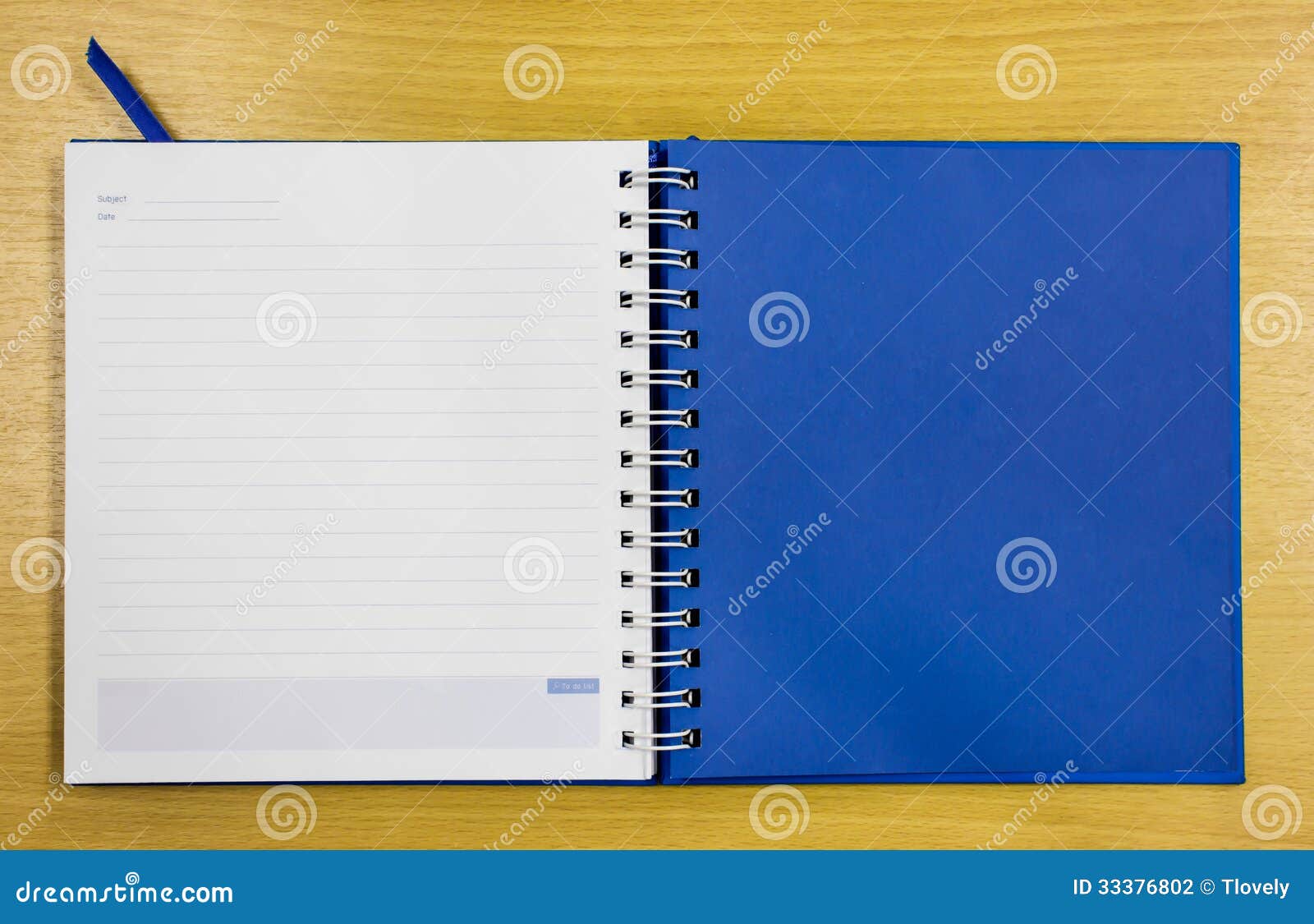 Blue diary book stock photo. Image of business, notebook 33376802