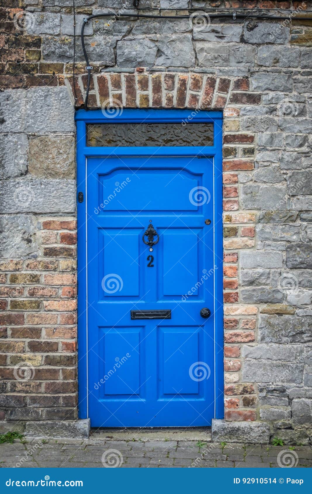 Blue doors of an old home stock photo. Image of blue 92910514