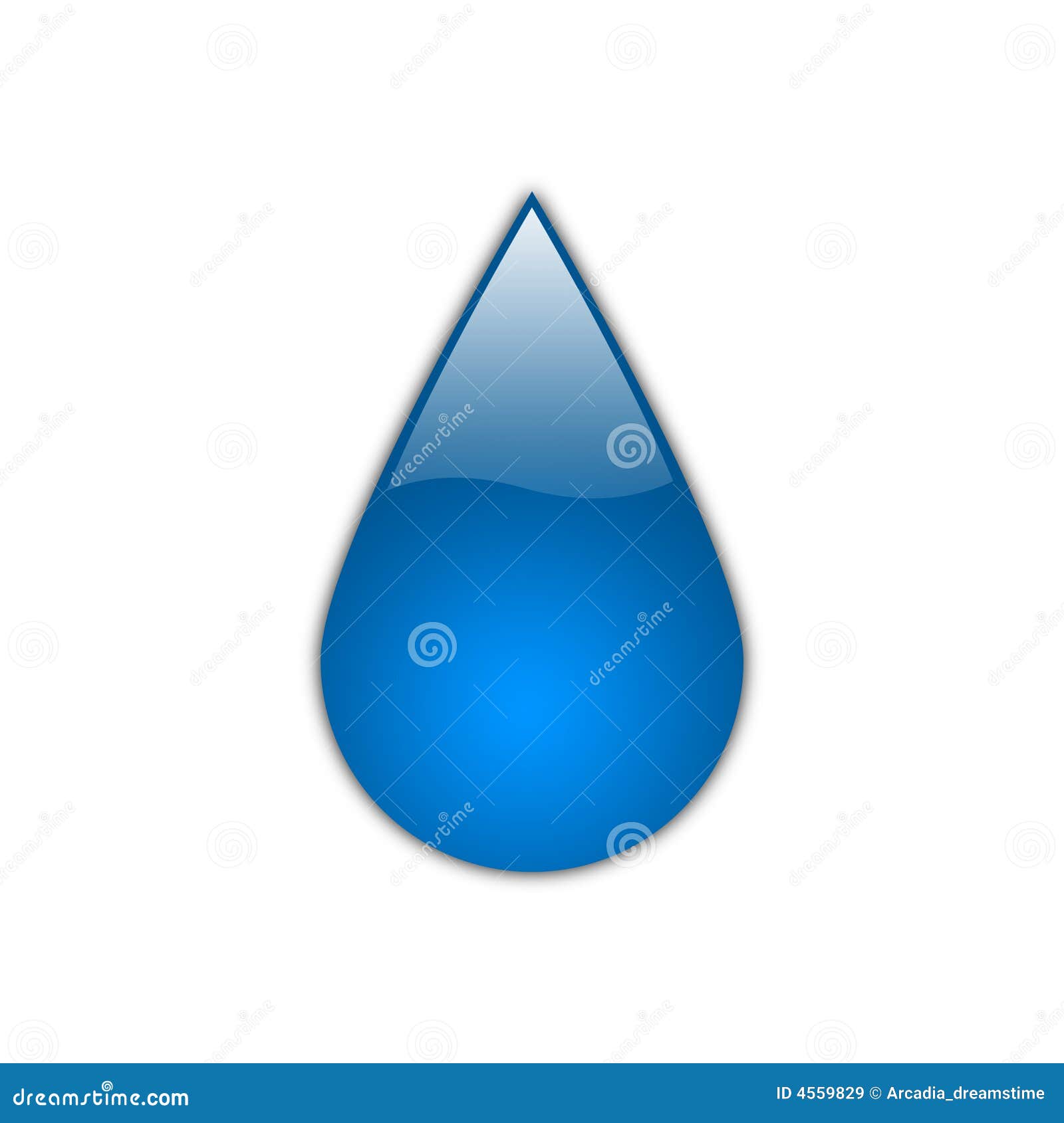 Blue Drop [01] stock illustration. Illustration of soap 4559829