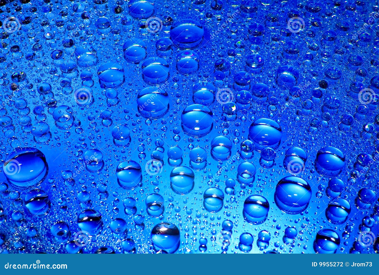 Blue Drops Stock Photo Image Of Light Endlessness Tint
